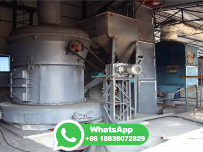 An experimental study on the ultrafine grinding of gypsum ore in a dry ...